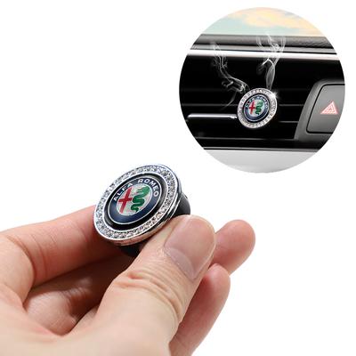 VDNQM1 Car Freshener Solid Perfume Air Conditioner Vent Mount Clip For 159 147 GT 156 Stelvio Giulia Giulietta Volante Mito