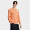 FILA Heritage Fashion Simple Classic Basic Casual Comfortable Versatile Knit Crewneck Sweatshirt Men sweatshirt Bright-Orange F11M618202FOR