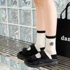 Autumn Women Socks Korean Style Lolita Camellia Sweet Socks Breathable Girls