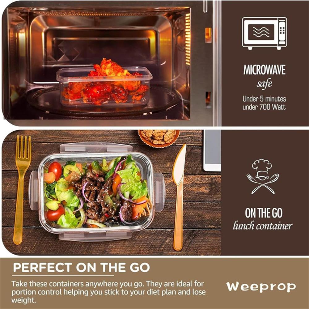 24 ks Sada Kuchyňské Nádoby na Skladování Potravin Vzduchotěsné Průhledné PP Nádoby s Víkem (Bez BPA, certifikováno FDA LFGB FCM)