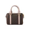 Michael Kors Bedford Series Classic Monogram Zip Closure Leather Boston Bag Women Handbags 32F9G06C0B-266