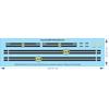 GWA 22-Class Locomotive Decals - HO (1/87) N (1/160) - Railway & Train Decals