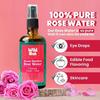 WildOak Steam Distilled 100% Pure Food Grade Rose Water | 100ml Bottle | Gulab Jal |Maintains Skin's Natural PH Level & Tightens Pores