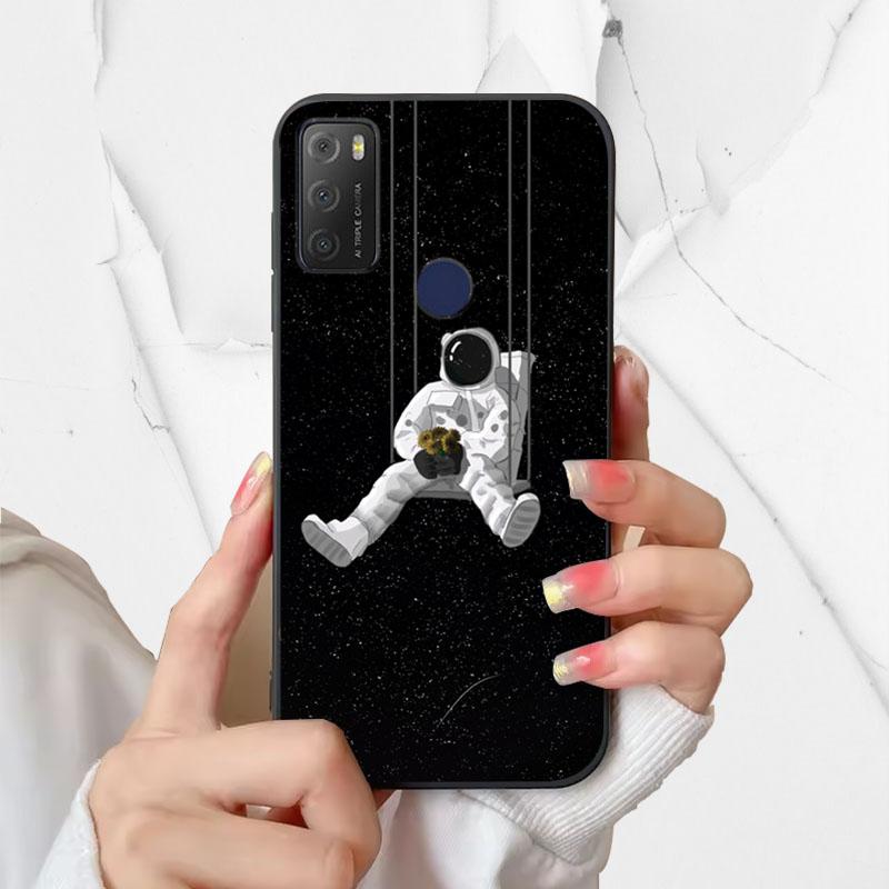 For Alcatel 1S 2021 Case 6025H 6025D Fashion Silicone Soft TPU Phone Cover For Alcatel 1 S 2021 1S(2021) Case Funda Coque Bumper