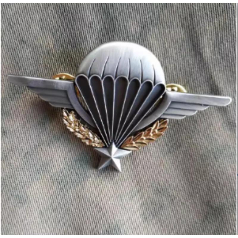 

Металлический значок, Французский Иностранный легион, значок за умение прыгать с парашютом, значок