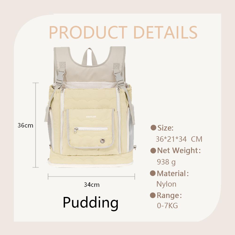 

Pet Chest Backpacks Soft-Sided Outdoor Puppy Carrier Bag Portable Travel Handbag Mesh Breathable Transport For Pet Supplie