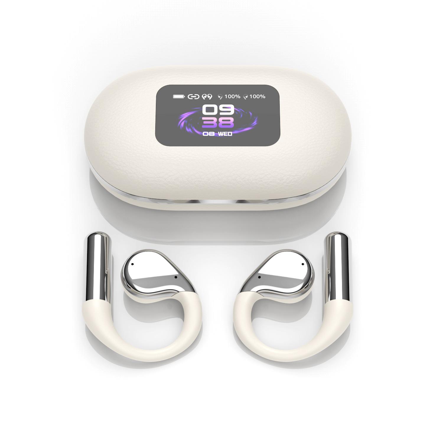 

Сенсорный экран Bluetooth наушники не подходят для ушей висячие ухо спортивные шумоподавляющие наушники Bluetooth сверхдолгий срок службы белый