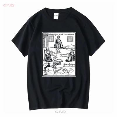 Matthew Hopkins Witch Finder General T Shirt Occult Witchcraft Pentagram Gothic Long or Short Sleeves Vintage Washed Stretched
