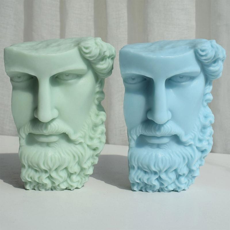 Statue Candle Silicone Mold for Making Candle Soap Plaster Ornament