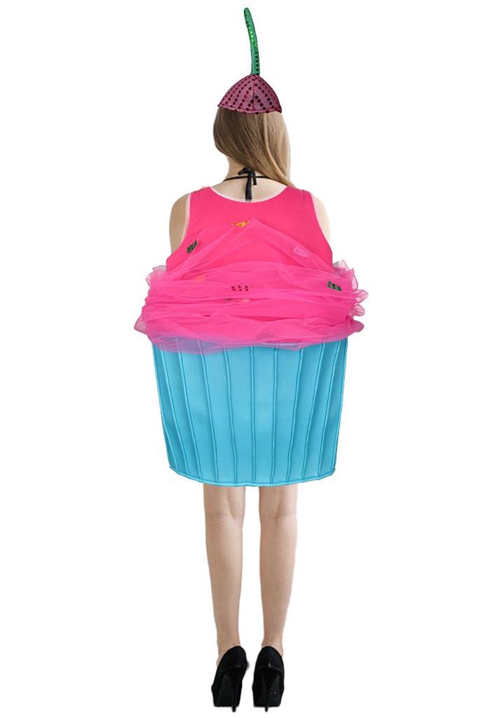 Kids' Halloween Cosplay Ice Cream Cupcake Costume