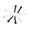 ABS White Acoustic Guitar Bridge Pin String Post Replacement Part