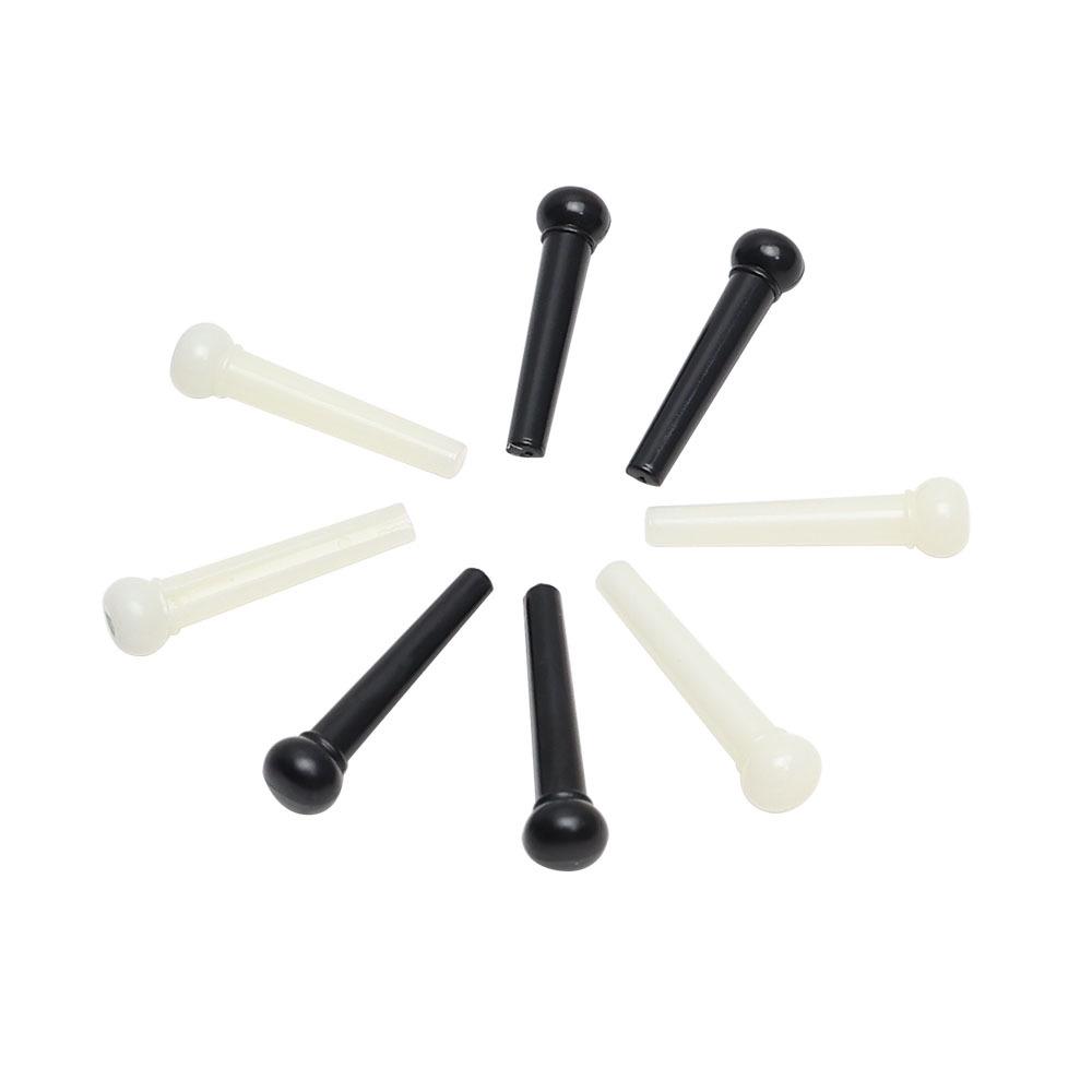 ABS White Acoustic Guitar Bridge Pin String Post Replacement Part
