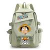 One Piece King Printed Backpack Elementary School Students Junior High School Students High School Students Large Capacity School Bag
