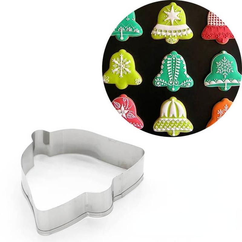 6Pcs/Set Christmas Cookie Cutter Gingerbread Xmas Tree Mold Christmas Cake Decoration Tool Navidad Gift DIY Baking Biscuit Mould