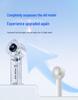 Portable USB Turbine Handheld Fan: Transparent, Digital Display, Office & Outdoor Use