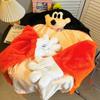 Goofy Goof Mickey'S Revue Cute Cartoon Hooded Blanket Thickened Wearable Cape For Office Dorm Nap Air Conditioning Blanket Gift
