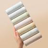 Qianfeili Women's 7A Antibacterial Cotton Mid-Waist Briefs 7-Pack