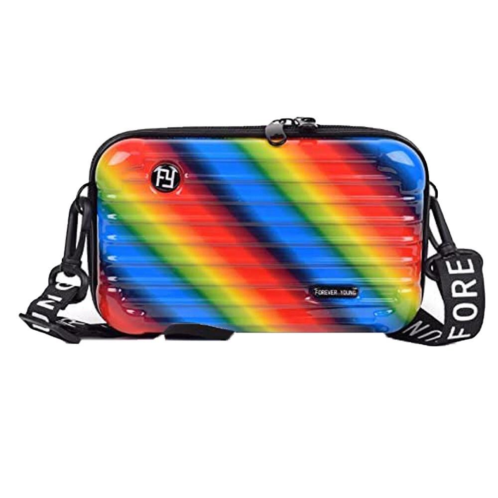 

RSINC Forever Sling Bag For Women And Girls | Crossbody & Mini Suitcase Rainbow B0DSJJDTRH