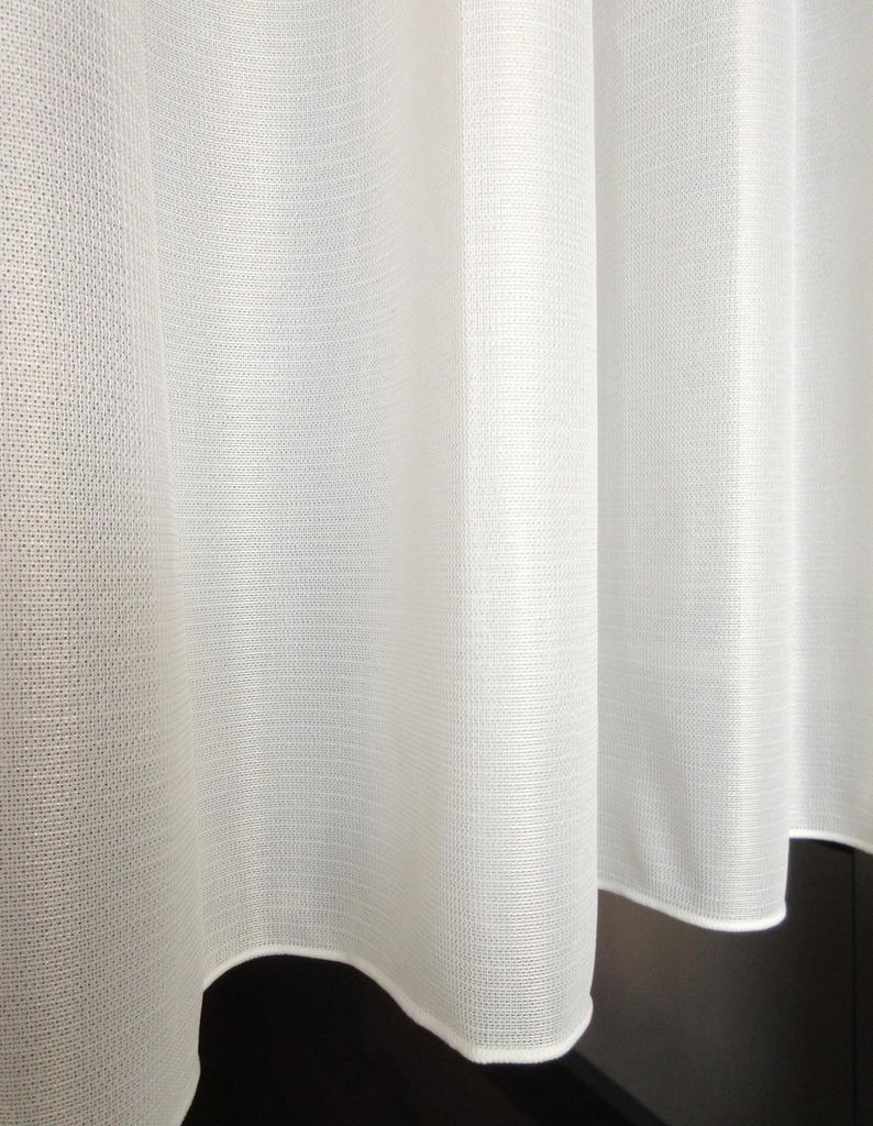 In Mirror Lace Cafe Curtain 140cm X Length [Made Japan] Flame-retardant UV-cut (M-127) Off-white (Width 110cm)