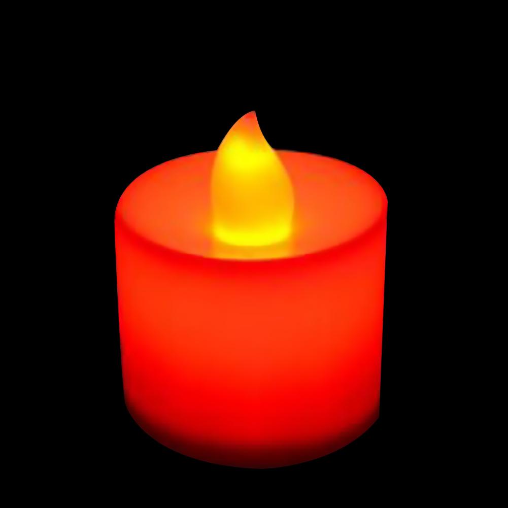 Blikající čajová svíčka Yousheng LED bezplamenná svíčka na baterie