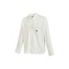 WOVEN BUTTON DOWN Shirts Men's White Polo Collar Moderate Shirt 10023803-A02