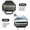 Car Front Grille Moulding Trim Rod For Land Rover Defender 90 110 -2024 Gloss Black Grille Cover Frame Decoration Parts
