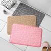 Floor Mat 1PCS Household Pebble Embossed Doorway Carpet Doormat Toilet Absorbent Foot Mat Bathroom Non-slip Floor Mat
