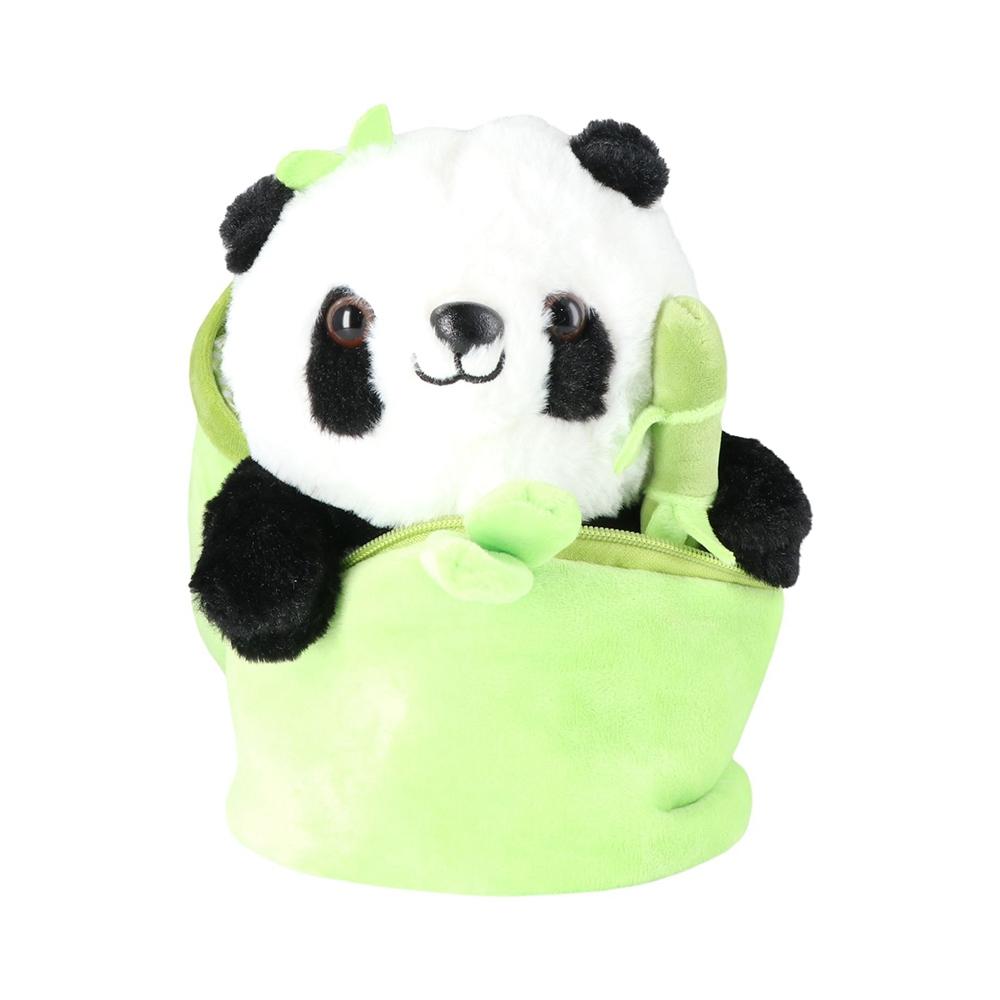 Toys Panda Animal 2 In 1 Tube Panda Plush Toy Panda Stuffed Doll Soft Toy Panda Plush Pillow