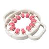 Beinklemme Massager Muskelroller Multifunktional Linderung von Schmerzen Kreisförmige Oberschenkelklemme Massage roller für Beine Pink