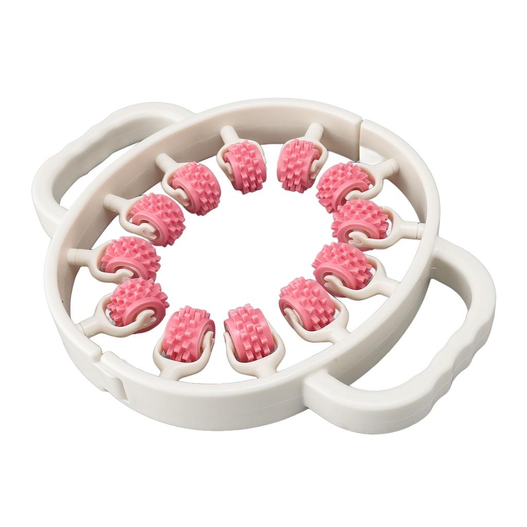 Beinklemme Massager Muskelroller Multifunktional Linderung von Schmerzen Kreisförmige Oberschenkelklemme Massage roller für Beine Pink