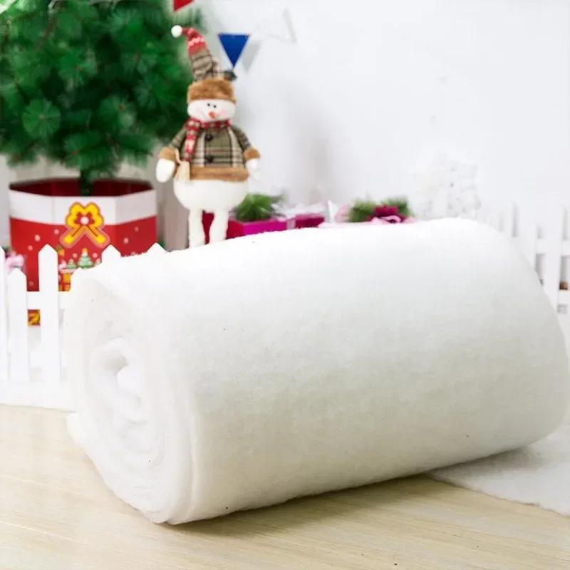 Christmas Simulation Snow Blanket Thickened Snow Cotton Artificial Snowflake Snow Scene Arrangement Decoration