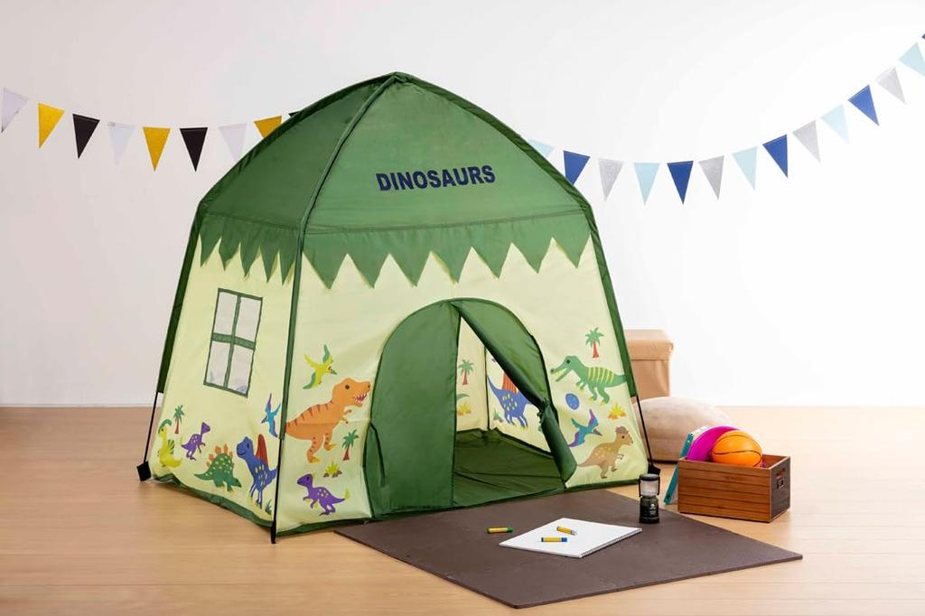 Skater Kids' Indoor Play Tent with Dinosaur Picture, Perfect for Indoor Play Areas (TENT1)