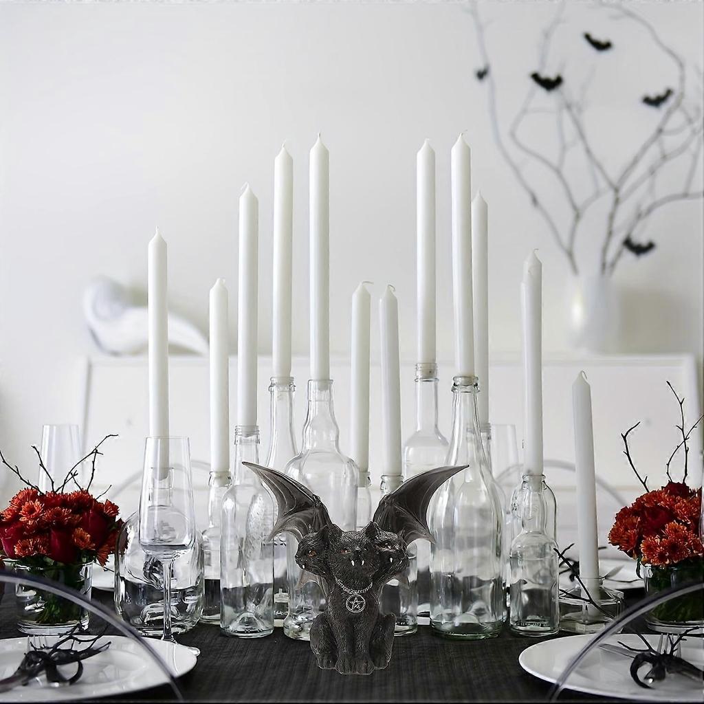 Bat Winged Cat Black Cat Halloween Scene Decoration