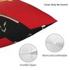 Lewis Square Pillowcase Polyester Linen Velvet Printed Zip Decor Room Cushion Case