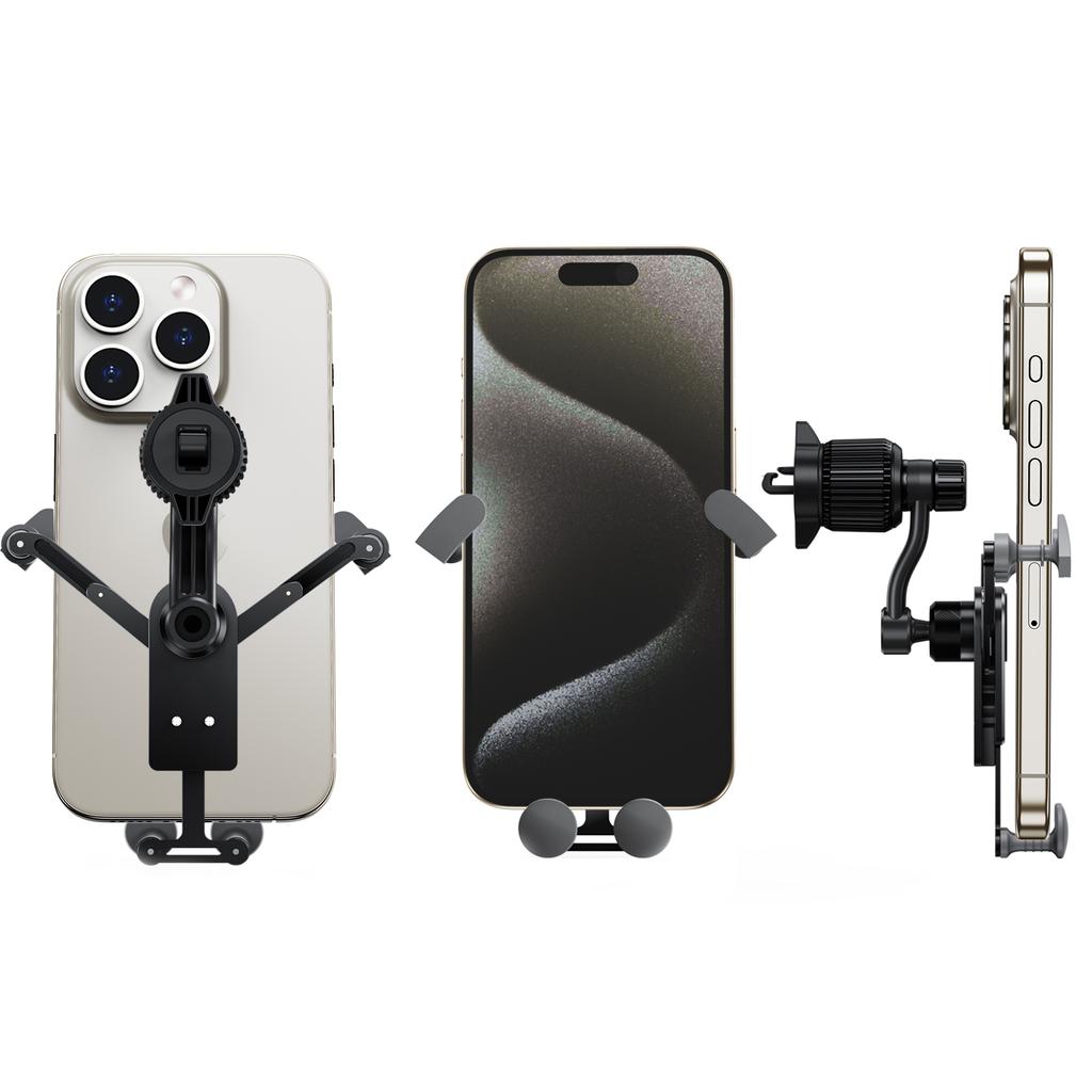 Hipacool Car Phone Holder Air Vent Phone Stand for Fold Screen Car Accessories Universal Car Bracket Adjustable Portable Mount