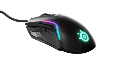 SteelSeries Rival 5 Wired Gaming Waterproof and with SuperMesh Cable and RGB Illumination Mouse, Ultra-Lightweight, IP54-Rated, Dustproof, 10-Zone