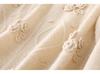 Women's Autumn Winter Wool Crochet Sweater - Casual Embroidered Round Neck Loose Knitwear