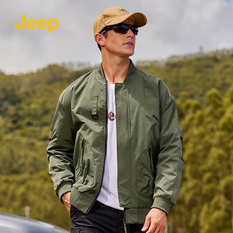 Jeep Men's Workwear Baseball Collar Jacket P843MWJ311