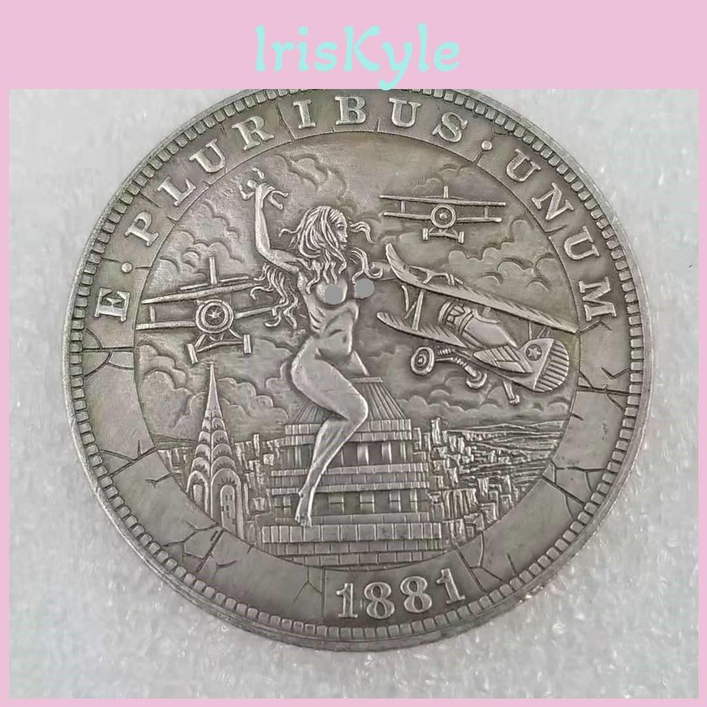 Pc Foreign 1 1881 Wanderer Trade Commemorative Coin Coin Diameter 38mm