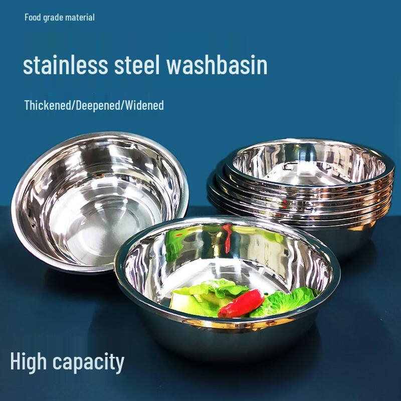 Anvelo Deep Thickened Stainless Steel Mixing Bowl