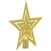 Golden Merry Christmas Star for Tree Topper - Decoration Items, Ornaments Props, Gifts for Women, Men, Kids, Girls