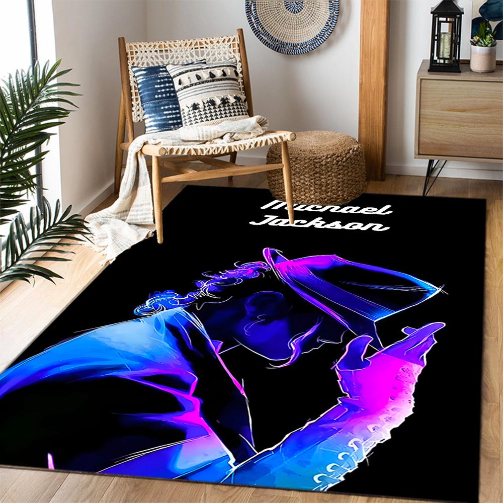 Michael Jackson Dangerous Tour Carpet Suitable for Foyer Balcony Hallway Game Room Anti-slip Rug Decorate Offices Spiritual Gift