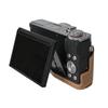 G7X2 G7X3 PU Étui Demi pour Appareil Photo Pour Canon PowerShot G7X Mark II III Couvercle avec Ouverture pour Batterie Avec Dragonne