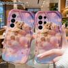 Phone Case: 2D Flat Samsung Galaxy A34 A35 M05 M06 S20 S22 S21 FE Plus 5G Protective Case, Little Bear Cloud, Christmas and Halloween Gift