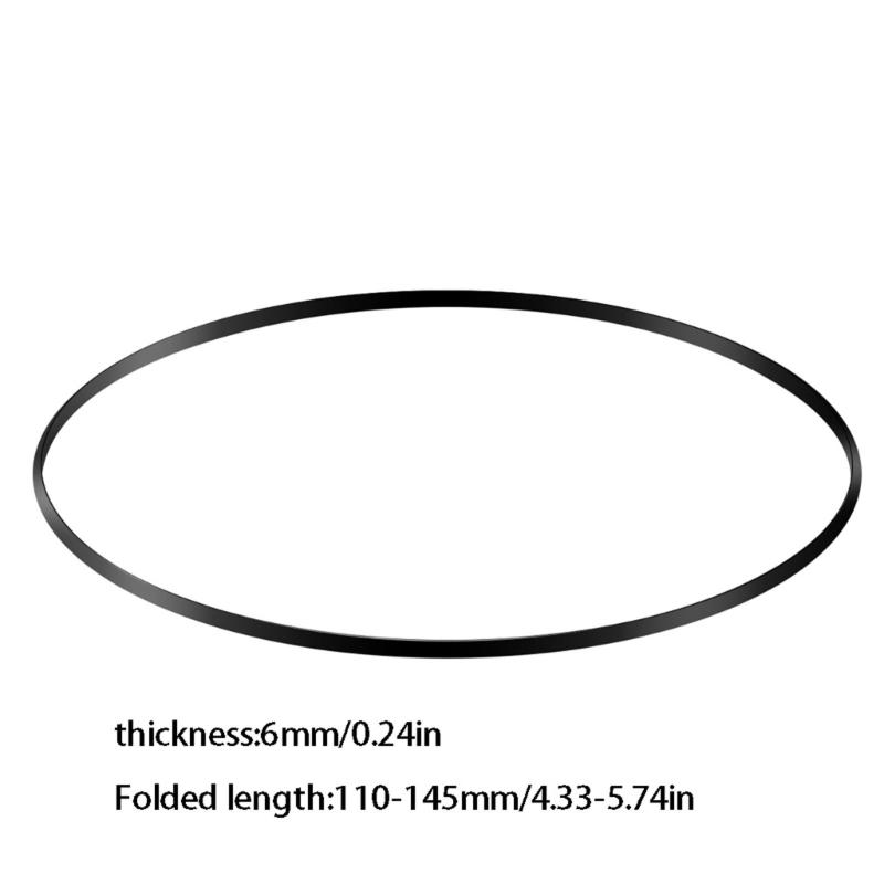 50Pcs Recorder Rubber Belts 110-145mm Replacement Flat Cassette Tape Mix Cassette Rubber Belt Cassette Recorder Belts