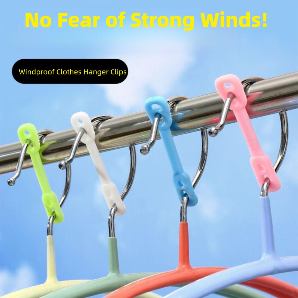 10 Stück Silikon Winddichte Klammern Doppelöffnung Design Wäscheleinen Verschlussklammern Kleideraufhängen