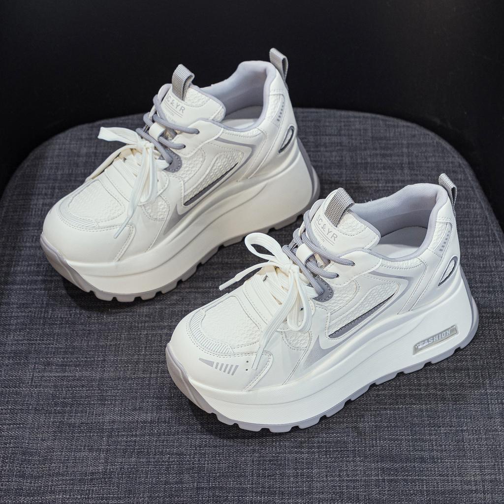 Thick-soled small spring new casual height-increasing Forrest Gump shoes