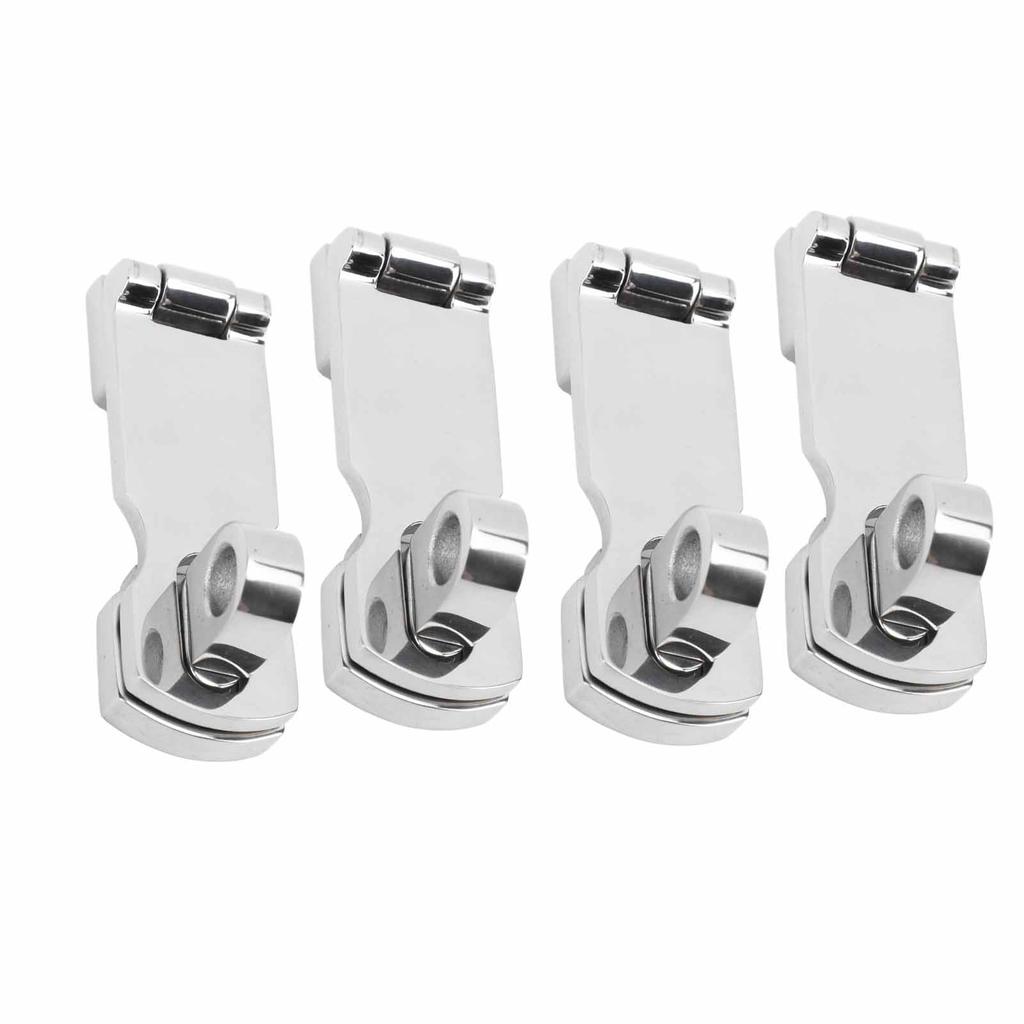 Boat Latch Clamp 316 Stainless Steel Rust Proof Marine Locker Clamp Fastener for Fishing Boat Yacht Warehouse 4pcs