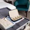 Eyeglasses Storage Case MultiCompartment Travel Sunglasses Organizer Hard Shell Glasses with