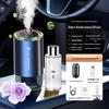 Starry Sky Smart Spray Diffuser: Seven-Color Light, Dual-Use Metal Car and Home Aroma Diffuser.
